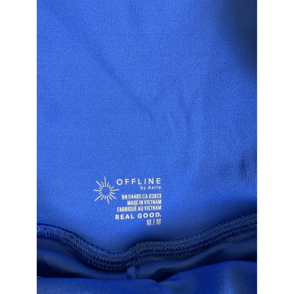 OFFLINE by Aerie Real Me flirty Crossover Flowy Skort Royal Blue Medium - Picture 7 of 7